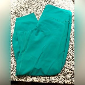 Lululemon Wunder Train High Rise Crop 23”- Maldives Green